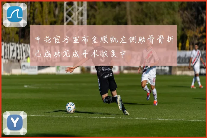 申花官方宣布金顺凯左侧肋骨骨折已成功完成手术恢复中